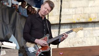 Nels Cline of Wilco performs during the 2017 Newport Folk Festival at Fort Adams State Park on July 29, 2017 in Newport, Rhode Island. 