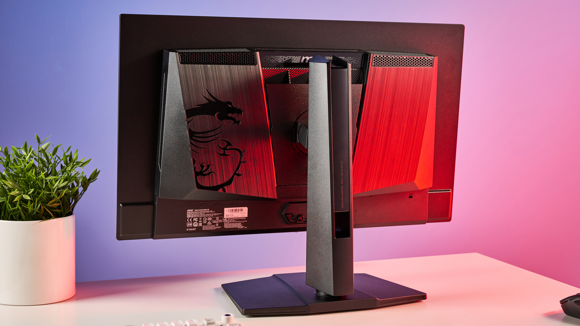 An MSI MAG 272QP QD-OLED X50 gaming monitor