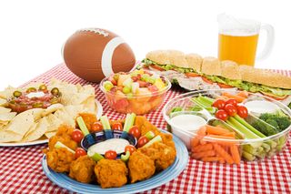 football, superbowl, game day, healthy eating, snacks