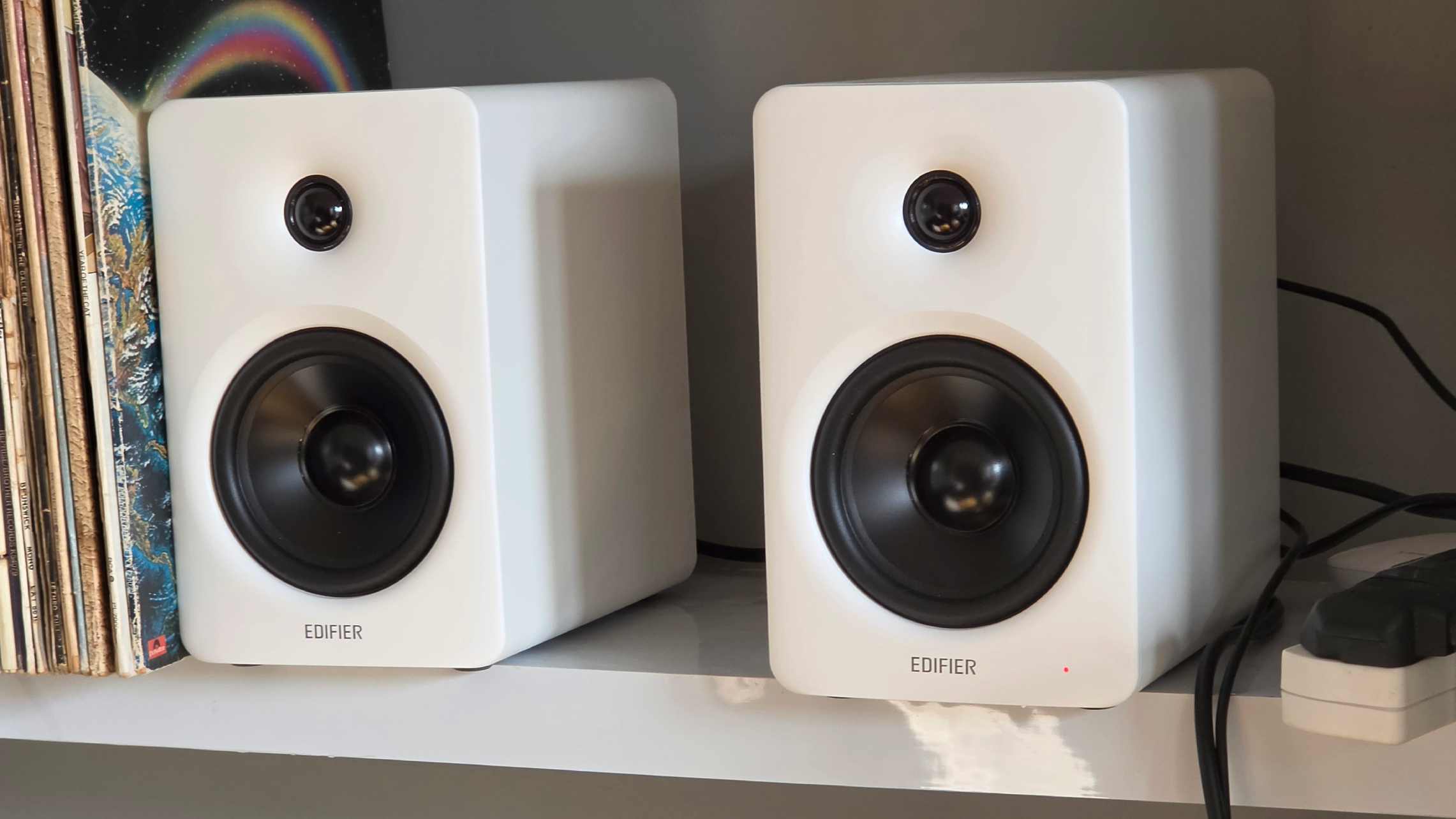 The two Edifier M90 units besides each other.