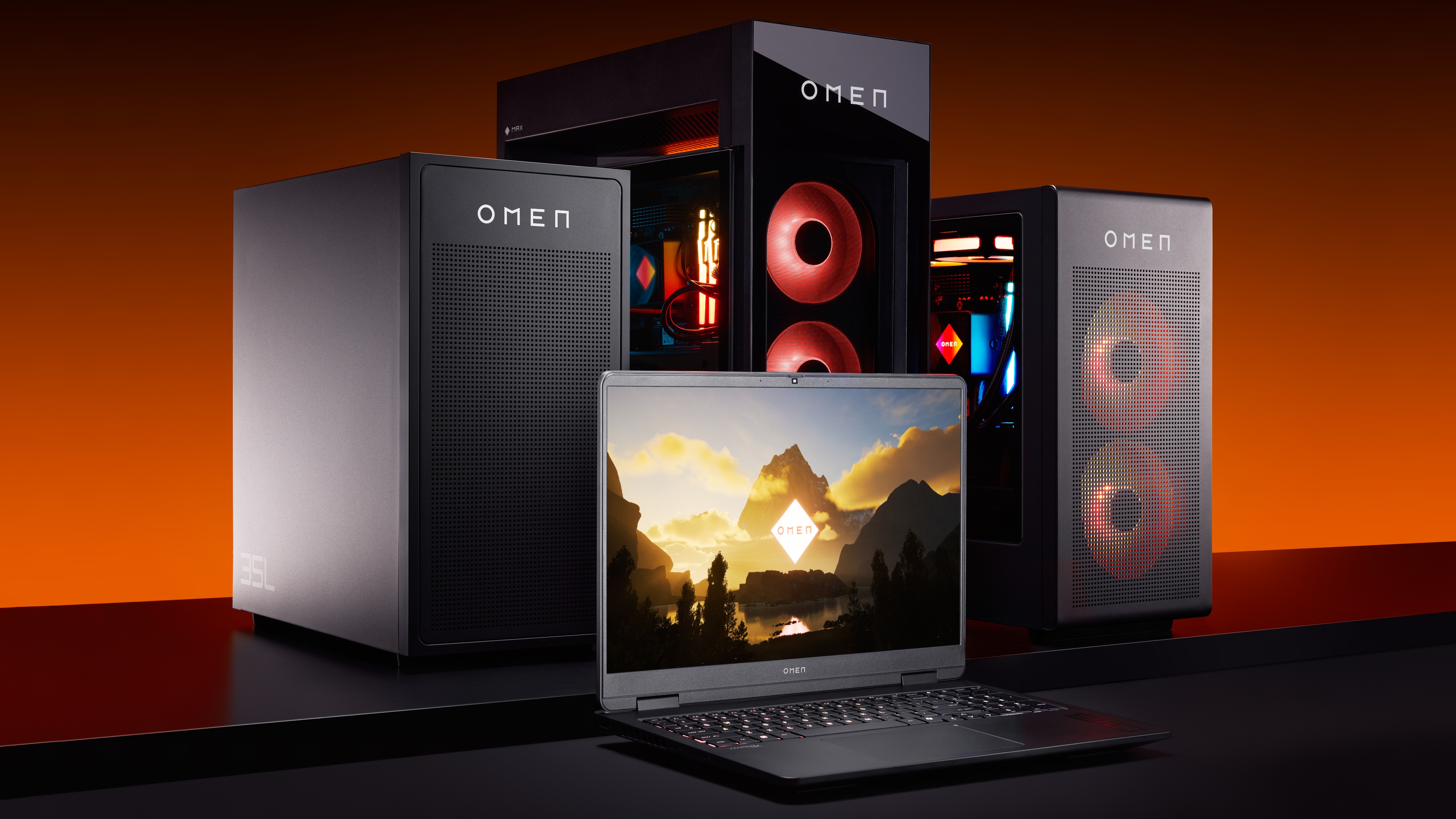 Image of the HP OMEN Summer of Gaming 2025 products.