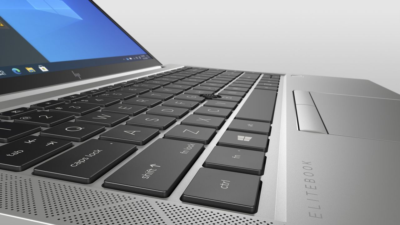 HP Elitebook 840 Aero G8 Close Up Keyboard