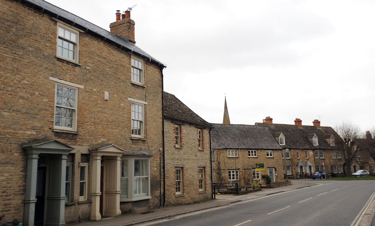 Bampton in Oxfordshire - the village where Downton Abbey was filmed
