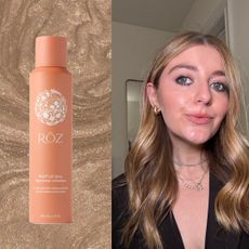 samantha holender on bronze background with root lifters