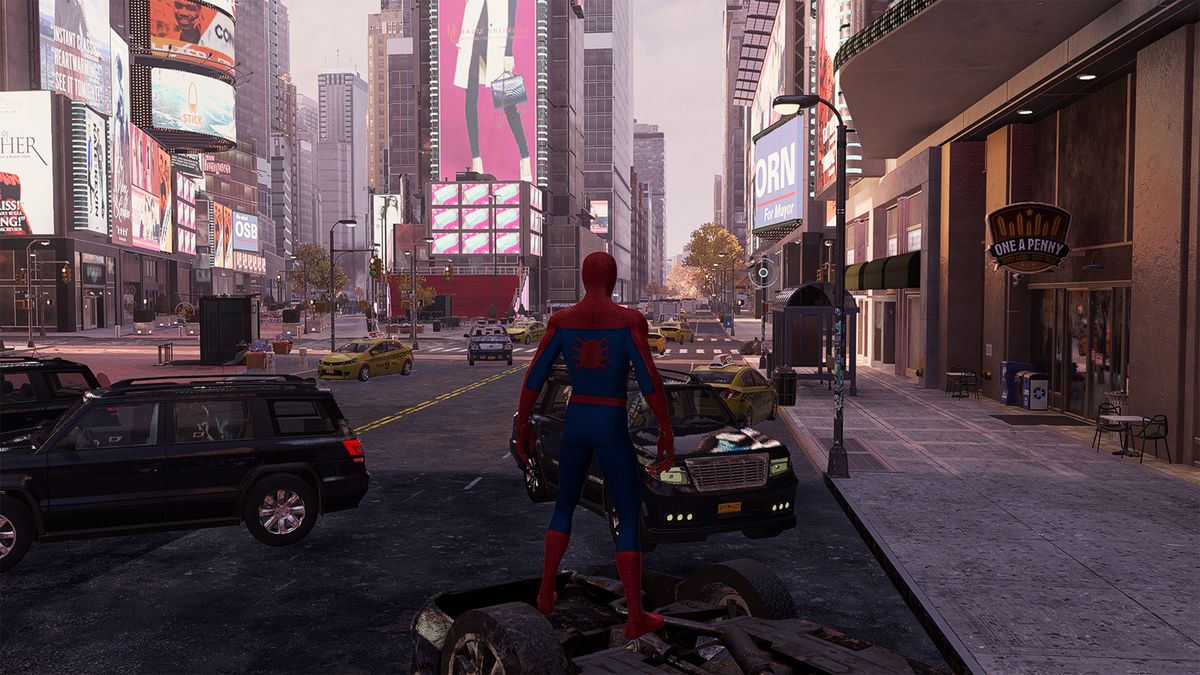 Spider-Man Remastered settings quality comparison