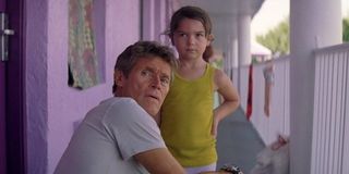 Willem Dafoe and Brooklynn Prince in Florida Project