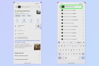 A screenshot showing how to enable and use Circle to Search on Google Pixel phones