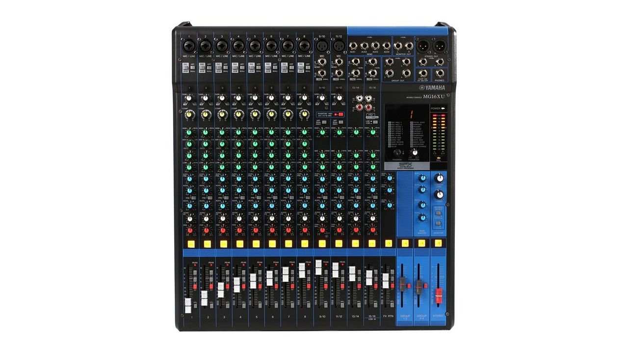 Best consoles for live mixing: Yamaha MG16XU