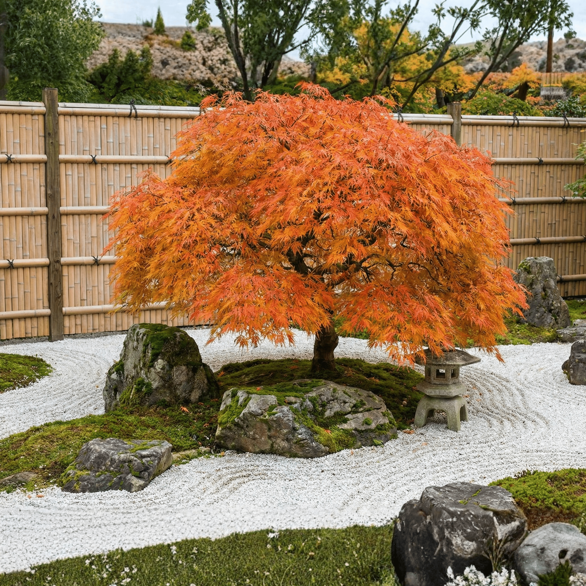 Green Laceleaf Japanese Maple Tree
