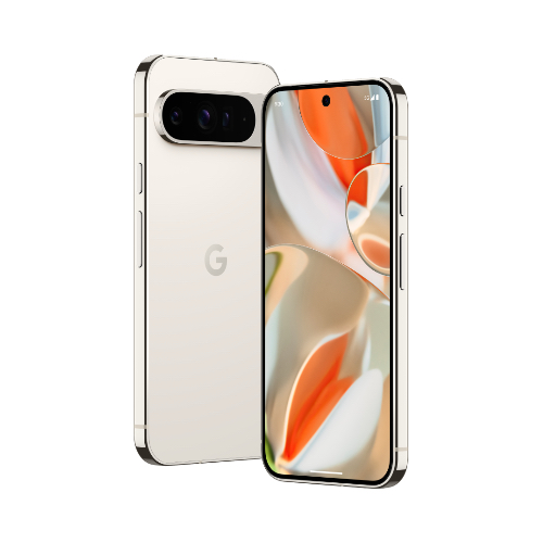 Google Pixel 9 Pro XL Official Render - Porcelain - Front and Back