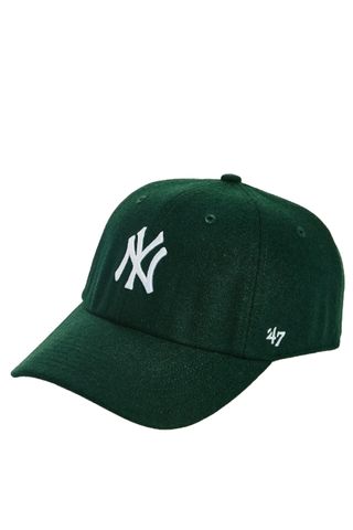 Yankees Serif Wool Blend Baseball Cap