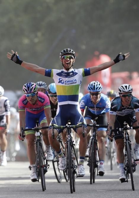 Michael Matthews's win was the fruit of some hard work from his Orica-GreenEdge teammates.