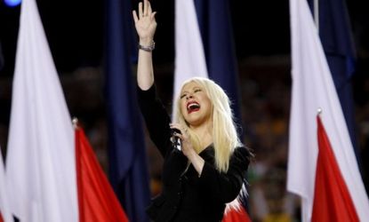 Which was worse, Christina Aguilera's mangled National Anthem or the Black Eyed Peas halftime performance?