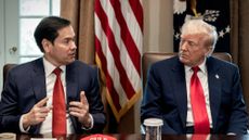 Secretary of State Marco Rubio and President Donald Trump