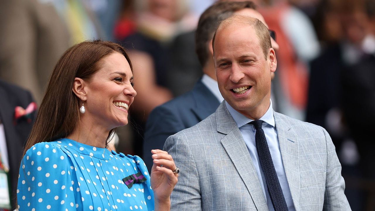 The Prince and Princess of Wales attend the Wimbledon Championships in 2022