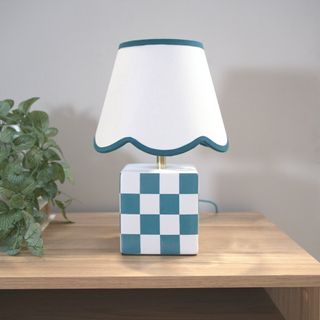 La Redoute Checkerboard Ceramic Table Lamp