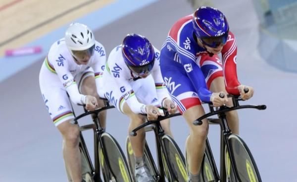 Jo Rowsell on the front for GB