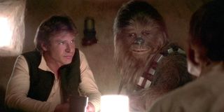 Han Solo in the Cantina in Star Wars: A New Hope
