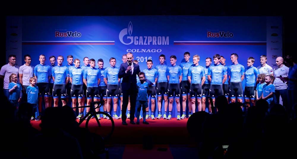 The 2016 Gazprom-Rusvelo team