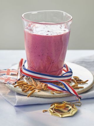 Fruit, Oat and Cricket Breakfast Smoothie