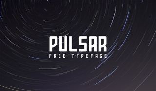 The best free futuristic fonts: Pulsar