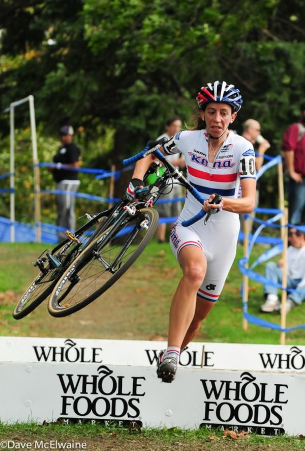 Helen Wyman (Kona) opened a lead almost immediately