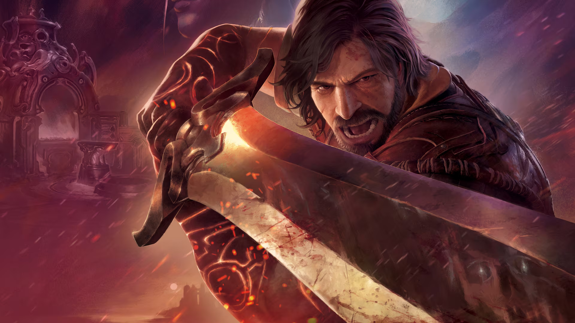 Key art for the game Blades of Fire