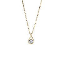 Pandora Brilliance Pendant &amp; Necklace in Gold with 0.25 carat | Pandora
