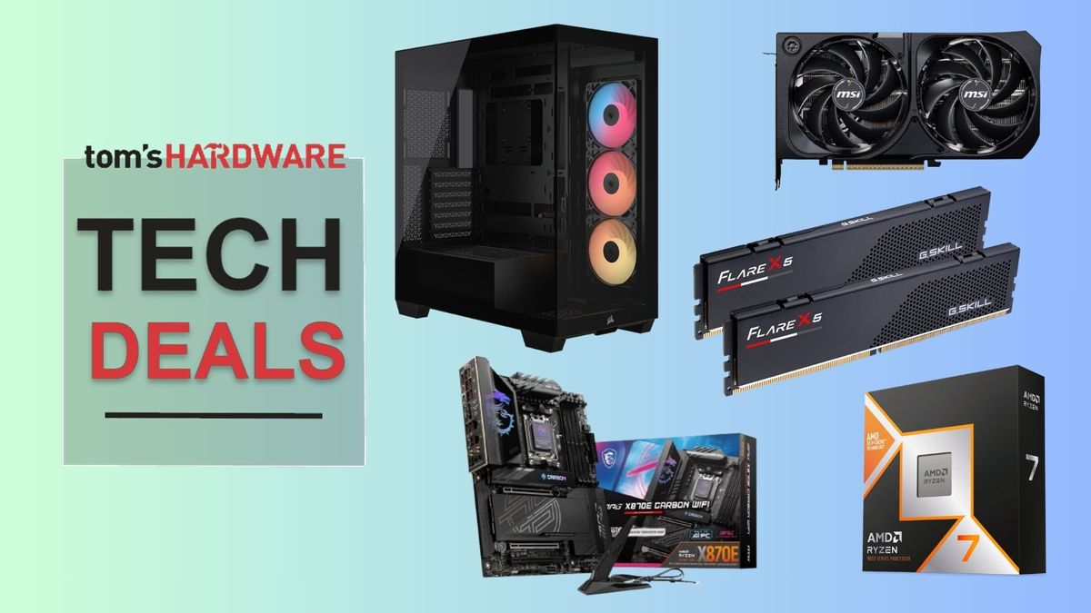 Build a $5,000 AM5 gaming PC for just $2,771 with this Newegg combo deal — 9800X3D and RTX 5070 also come with 128GB of DDR5 RAM, 4TB SSD, X870E motherboard, and AIO cooler