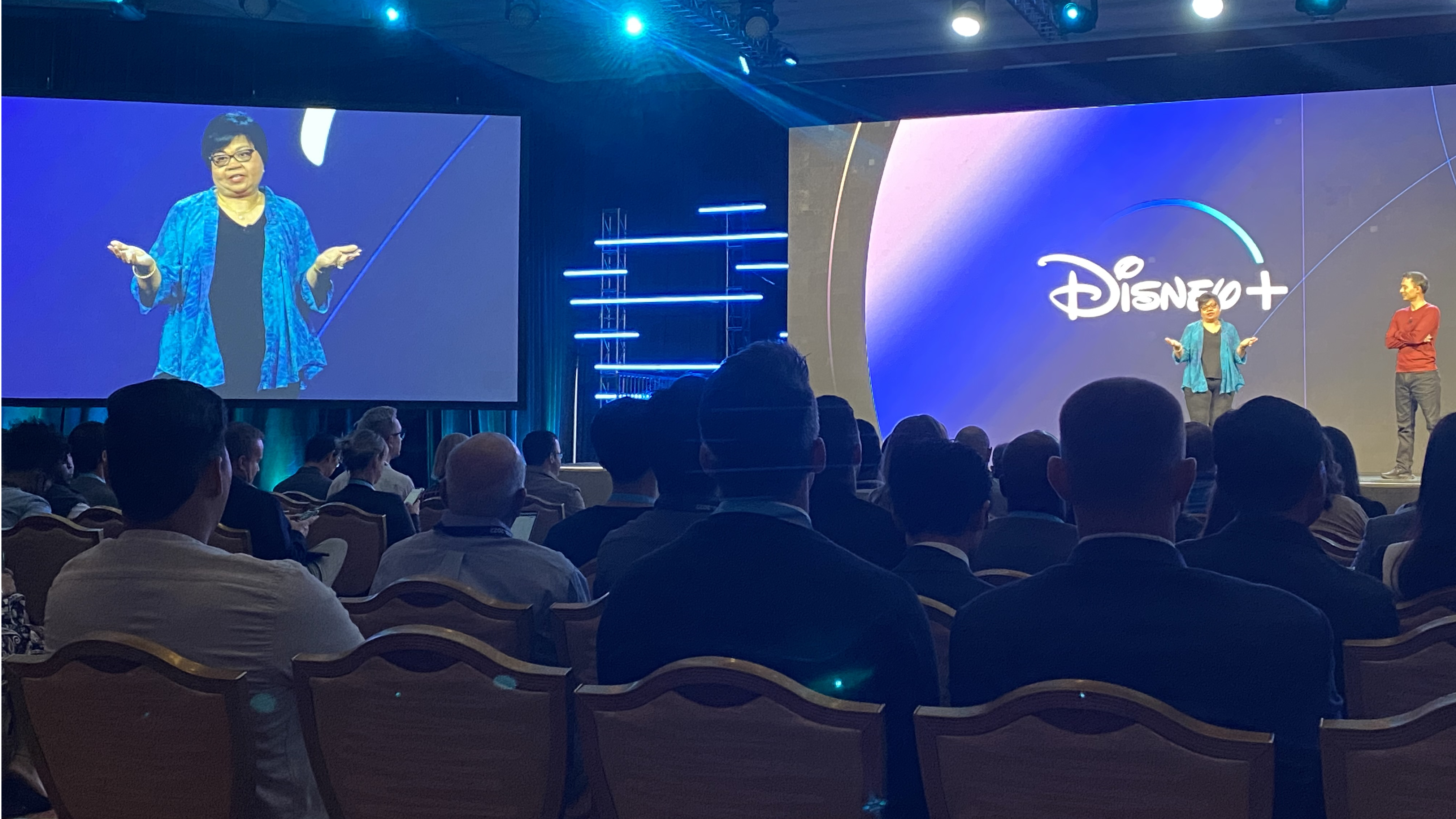 Disney Streaming Chief Data Officer, Jaya Kolhatkar on stage at Beyond 2022