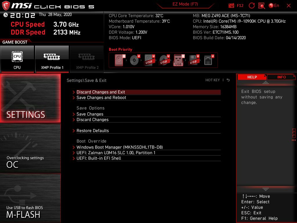 MSI Meg Z490 Ace