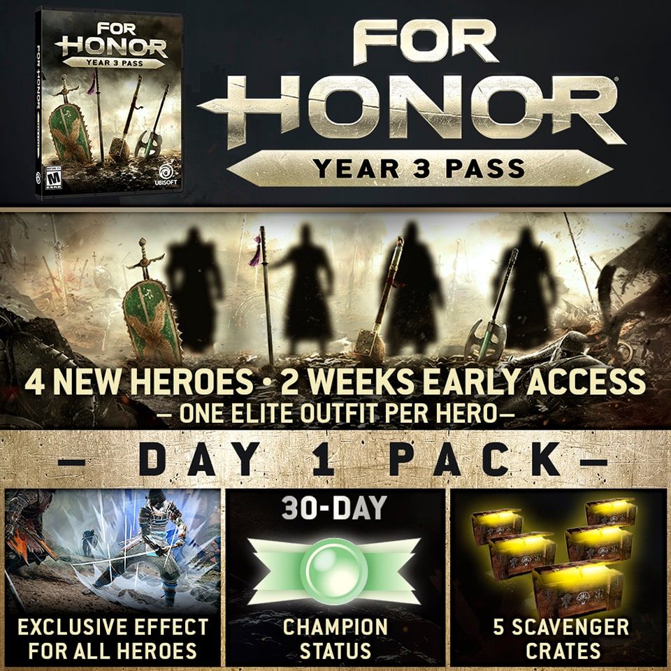 For Honor is getting four new heroes in the Year of the Harbinger PC Gamer