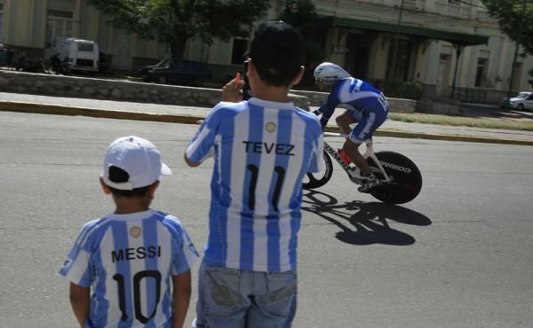 Plenty of youngsters turned out to watch the stage