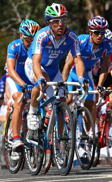 Luca Paolini (Italy) in the peloton