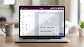 Screenshot of HubSpot email marketing platform being used on a macbook.