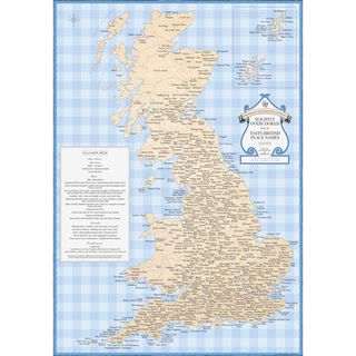 map of tasty british place names