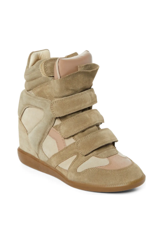 Isabel Marant Bekett Hidden Wedge High Top Sneakers