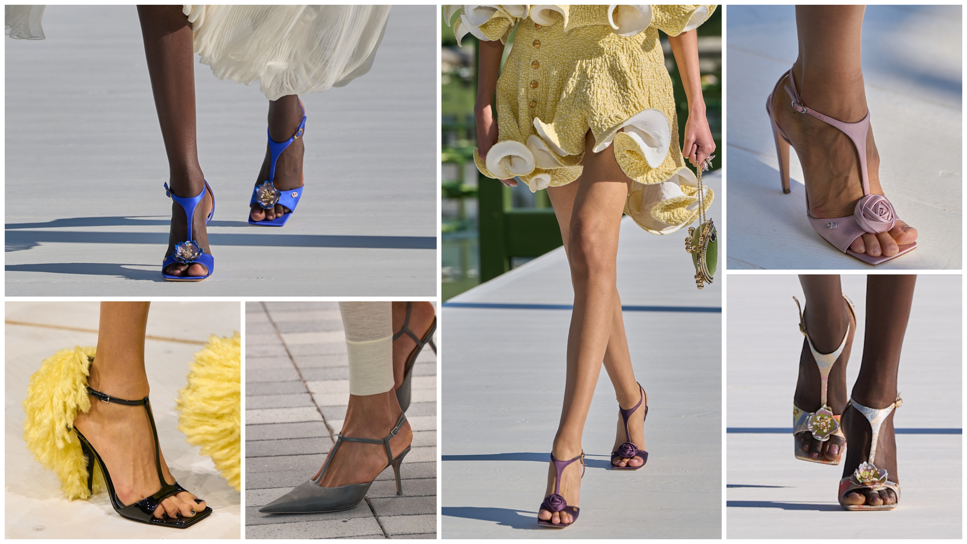 T-strap sandals on the Fall 2026 runways of Dior, Calvin Klein, and Givenchy 