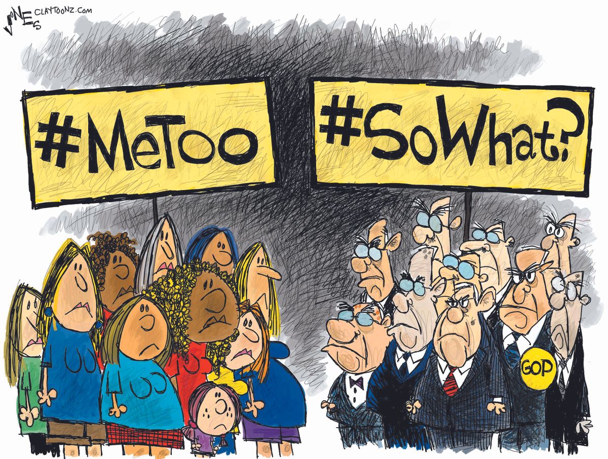 Political Cartoon Us Brett Kavanaugh Sexual Assault Allegation Hearings Metoo Gop The Week