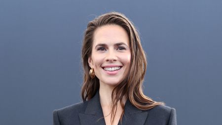 Hayley Atwell (new voice of Lara Croft) at Chloé Paris Fashion Week 2023