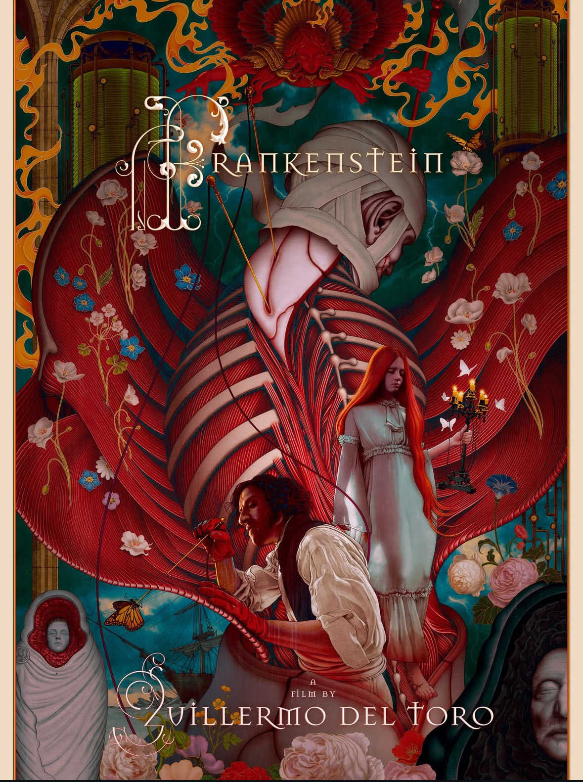 Frankenstein poster created by James Jean