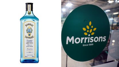 Morrisons Bombay Sapphire gin