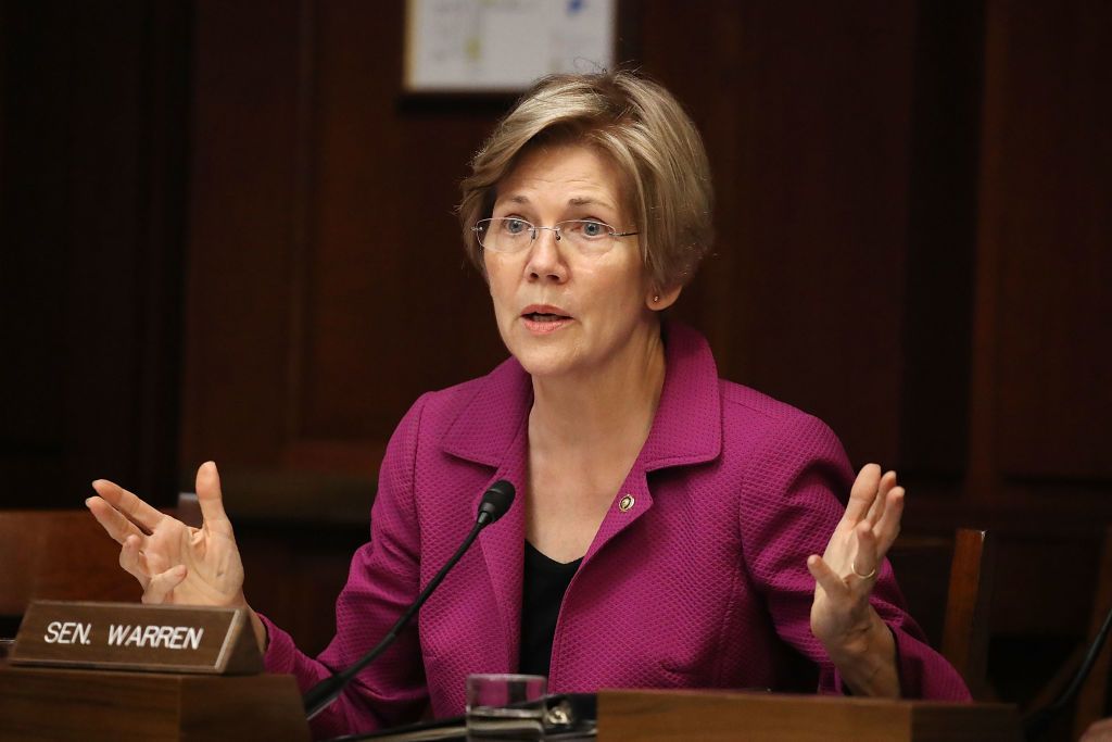 Sen. Elizabeth Warren.