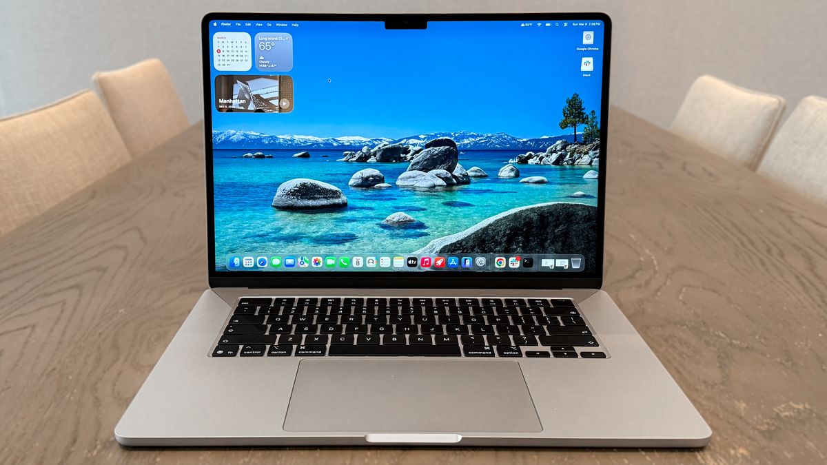 MacBook Air 15-inch M5 on a desk