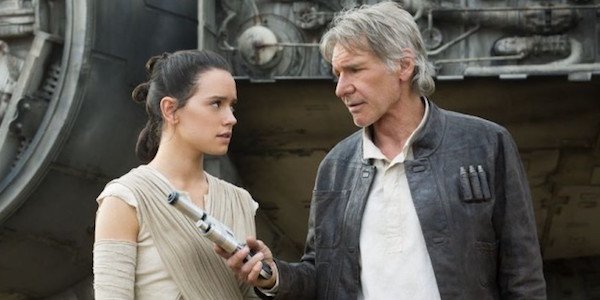 Han giving Rey a blaster