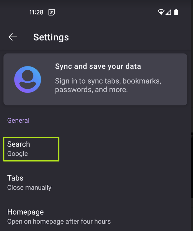 tap search