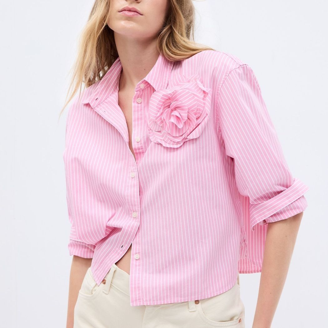 Gap LoveShackFancy Cropped Shirt