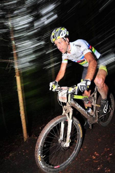 World champion Alban Lakata picks his line