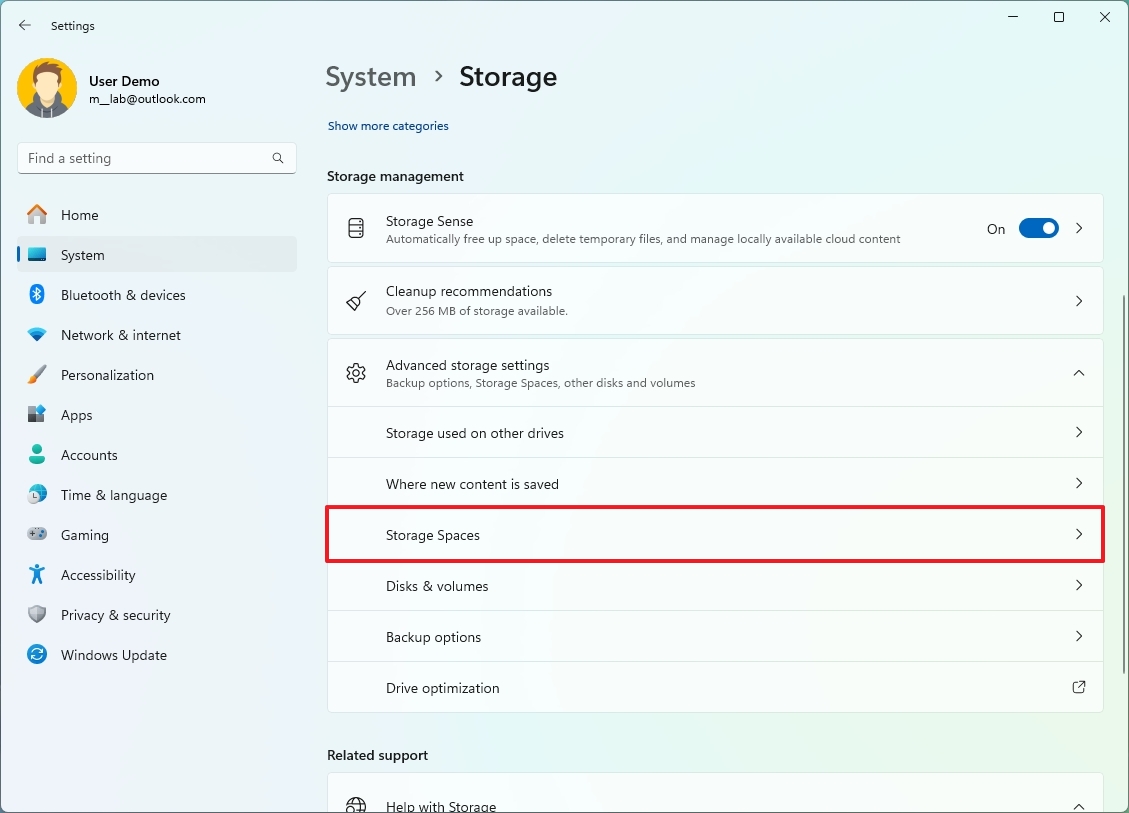 How to span storage to multiple drives on Windows 11