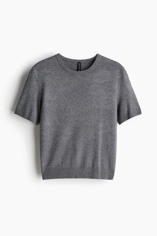 Fine-Knit T-Shirt